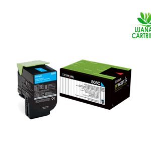 Genuine Lexmark 808C High Yield Yellow Laser Toner Cartridge